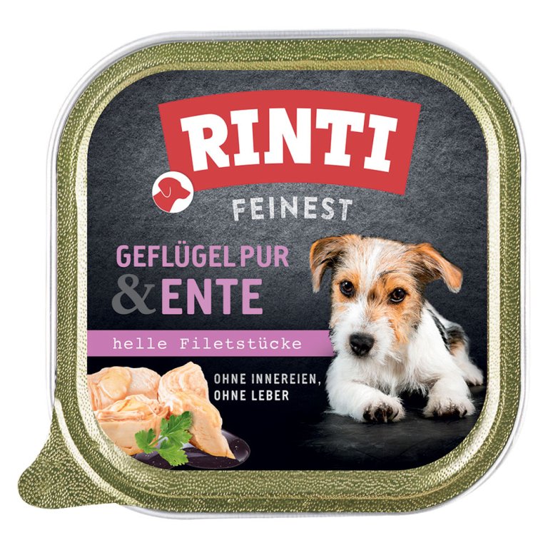 RINTI Feinest Terrinas 11 x 150 g - Aves Puro e pato